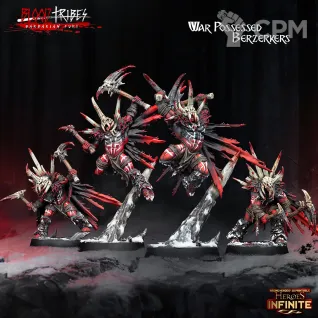 Описание картинки War Possessed Berzerkers от Manufactorum76 по цене 1 000руб | Свободный Рынок Миниатюр - СРМ