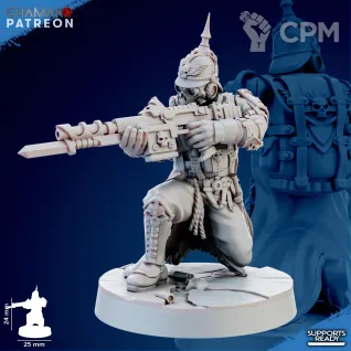 Описание картинки Iron korps trenchers infantry squad от PocketSized Prints по цене 1 550руб | Свободный Рынок Миниатюр - СРМ