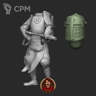 Описание картинки TRENCH CRUSADE - PRINCIPALITY OF NEW ANTIOCH - FLAMER, FLAMETHROWER от Manufactorum76 по цене 150руб | Свободный Рынок Миниатюр - СРМ