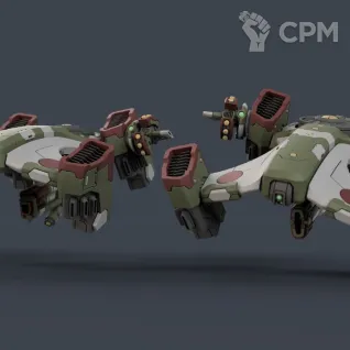 Описание картинки TX7 HAMMERHEAD GUNSHIP от Kapers Point по цене 2 241руб | Свободный Рынок Миниатюр - СРМ