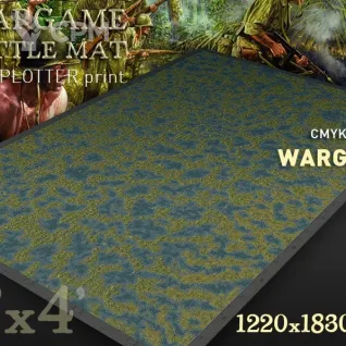 Описание картинки Игровое поле "Болото" bm118 6'х4' от WargamePrint по цене 3 450руб | Свободный Рынок Миниатюр - СРМ