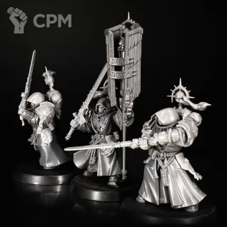 Описание картинки Inner Circle Companions миниатюра по вселенной warhammer 40000 от KoofWorkshop по цене 2 000руб | Свободный Рынок Миниатюр - СРМ