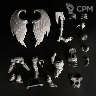 Описание картинки Astorath the Grim Blood angels миниатюра по вселенной warhammer 40000 от KoofWorkshop по цене 1 500руб | Свободный Рынок Миниатюр - СРМ