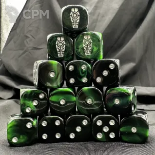 Описание картинки Necron dice от Заяц_ по цене 3 300руб | Свободный Рынок Миниатюр - СРМ