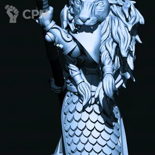 Описание картинки Lion Chariot of Chrace от Магазин Альфария по цене 900руб | Свободный Рынок Миниатюр - СРМ