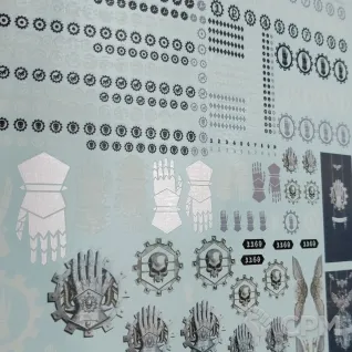 Описание картинки Transfer Sheet Iron Hands от ССП по цене 1 800руб | Свободный Рынок Миниатюр - СРМ