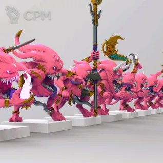 Описание картинки Pink Horrors (отряд 10 моделей) от Магазин Альфария по цене 700руб | Свободный Рынок Миниатюр - СРМ