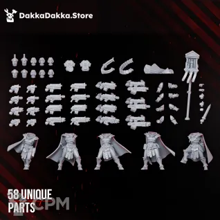 Описание картинки Legio Artemis Bellatrix Squad от Manufactorum76 по цене 1 700руб | Свободный Рынок Миниатюр - СРМ