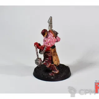 Описание картинки Slaughterpriest with Hackblade and Wrath-hammer от MiniaturesFAN по цене 2 750руб | Свободный Рынок Миниатюр - СРМ