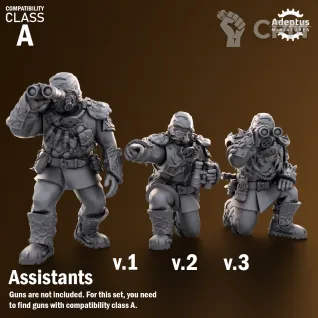 Описание картинки Heavy weapons squad Sporeblight Regiment от Zakat-3D по цене 250руб | Свободный Рынок Миниатюр - СРМ