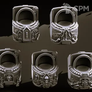Описание картинки Brotherhood Terminator Squad / Paladin Squad (отряд 5 моделей) от Магазин Альфария по цене 1 000руб | Свободный Рынок Миниатюр - СРМ