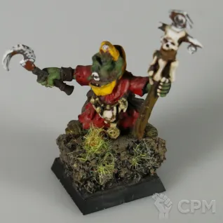 Описание картинки Fantasy Battles Grot Shaman x1 от MiniaturesFAN по цене 2 200руб | Свободный Рынок Миниатюр - СРМ