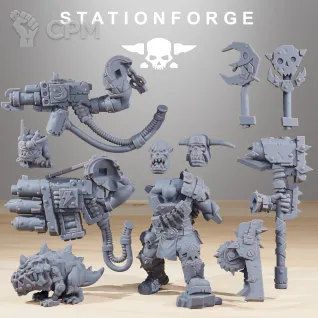 Описание картинки Orkaz BlackSkull от Painkiller3108 по цене 700руб | Свободный Рынок Миниатюр - СРМ