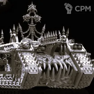Описание картинки Death Guard Land Raider от Магазин Альфария по цене 2 500руб | Свободный Рынок Миниатюр - СРМ