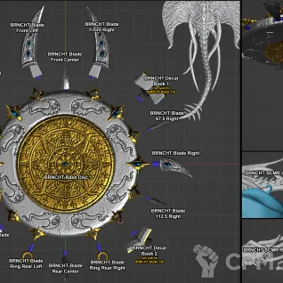 Описание картинки Burning Chariot of Tzeentch от Магазин Альфария по цене 1 400руб | Свободный Рынок Миниатюр - СРМ