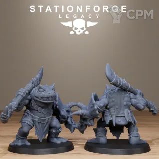 Описание картинки Bogkin Infantry от Manufactorum76 по цене 2 000руб | Свободный Рынок Миниатюр - СРМ
