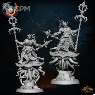 Описание картинки Chaos Sorcerer on Disk of Tzeentch от Daniilfedyakov по цене 550руб | Свободный Рынок Миниатюр - СРМ