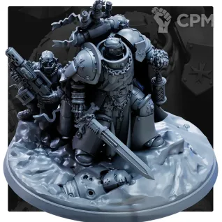 Описание картинки High Marshal Helbrecht от MrMetalHorror по цене 500руб | Свободный Рынок Миниатюр - СРМ