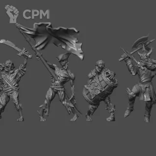 Описание картинки Стартер пак вампиров №1 / Starter Set vampires / Soulblight Gravelords от 3D6 по цене 1 000руб | Свободный Рынок Миниатюр - СРМ
