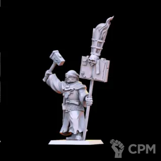 Описание картинки Witch hunter - Warrior Priest от 3Д печать миниатюр по цене 282руб | Свободный Рынок Миниатюр - СРМ