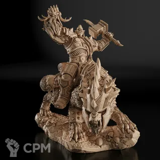 Описание картинки Orgrim On Wolf Фигурка (World of Warcraft) от GAS3TXD  по цене 6 900руб | Свободный Рынок Миниатюр - СРМ