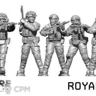 Описание картинки Royal Marines от Wardog Workshop по цене 1 200руб | Свободный Рынок Миниатюр - СРМ