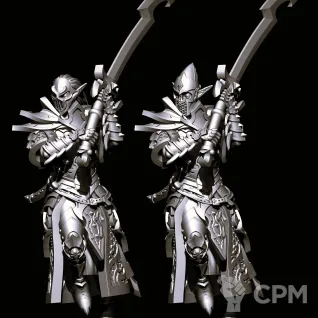 Описание картинки Har Ganeth Executioners unit (10 шт) от Магазин Альфария по цене 1 000руб | Свободный Рынок Миниатюр - СРМ