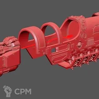Описание картинки Caladius Grav-Tank - альт от Магазин Альфария по цене 2 300руб | Свободный Рынок Миниатюр - СРМ