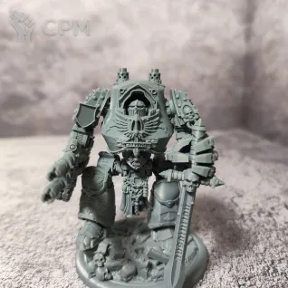 Описание картинки Contemptor Dreadnought Dark Angels от 3Д-Печка по цене 993руб | Свободный Рынок Миниатюр - СРМ
