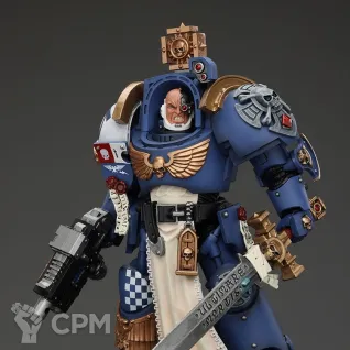 Описание картинки JoyToy Ultramarines Captain In Terminator Armour от Строго по-Имперски по цене 7 490руб | Свободный Рынок Миниатюр - СРМ