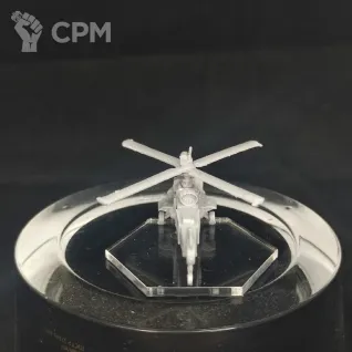 Описание картинки Ferret VTOL (Приземлившийся) (5 тонн) от Dwarf Pirate Foundry по цене 250руб | Свободный Рынок Миниатюр - СРМ