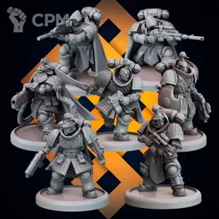 Описание картинки White Scars Sternguard Veteran Squad от MrMetalHorror по цене 750руб | Свободный Рынок Миниатюр - СРМ