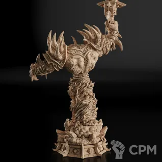 Описание картинки Ragnaros Фигурка (World of Warcraft) от GAS3TXD  по цене 4 400руб | Свободный Рынок Миниатюр - СРМ