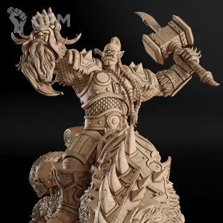 Описание картинки Orgrim On Wolf Фигурка (World of Warcraft) от GAS3TXD  по цене 6 900руб | Свободный Рынок Миниатюр - СРМ