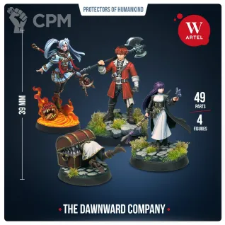 Описание картинки Комплект миниатюр The Dawnward Company от Артель W по цене 3 150руб | Свободный Рынок Миниатюр - СРМ