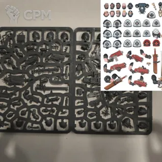 Описание картинки Black Templars: Upgrades от Xjekill по цене 2 500руб | Свободный Рынок Миниатюр - СРМ