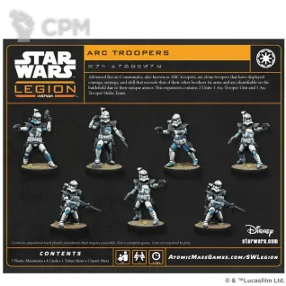 Описание картинки Star Wars: Legion - ARC Troopers Unit Expansion от StarkLogistics по цене 6 300руб | Свободный Рынок Миниатюр - СРМ