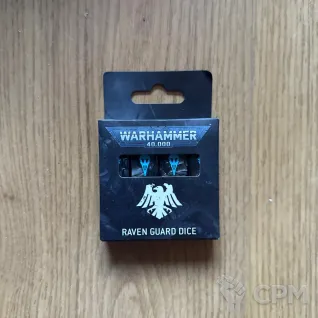 Описание картинки Raven Guard Dice от zurdo по цене 3 500руб | Свободный Рынок Миниатюр - СРМ