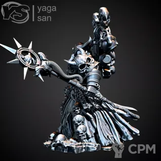 Описание картинки Chaos Space Marines Sorcerer от Studio Cockatoo по цене 363руб | Свободный Рынок Миниатюр - СРМ