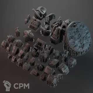 Описание картинки Blood Angels Primaris Redemptor Dreadnought от Мастерская террейна по цене 1 100руб | Свободный Рынок Миниатюр - СРМ