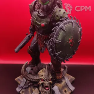 Описание картинки Doom Slayer / Палач Рока — doom The Dark Ages от Жидкий Пират по цене 11 000руб | Свободный Рынок Миниатюр - СРМ