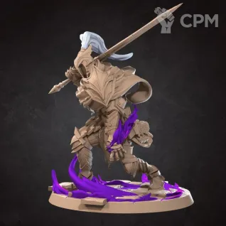 Описание картинки АРТОРИАС  (Dark Souls) путник бездны, масштаб 35мм от Mind Mash print  по цене 790руб | Свободный Рынок Миниатюр - СРМ