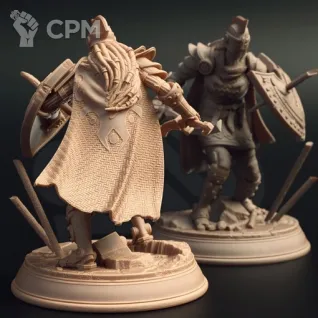 Описание картинки Октавия Страйв, рыцарь-кованая от Dark Craft Hobby по цене 321руб | Свободный Рынок Миниатюр - СРМ