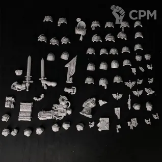 Описание картинки Dark Angels Upgrade pack. от KoofWorkshop по цене 1 500руб | Свободный Рынок Миниатюр - СРМ