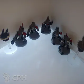 Описание картинки Stealth Battlesuits от Amelio по цене 3 000руб | Свободный Рынок Миниатюр - СРМ