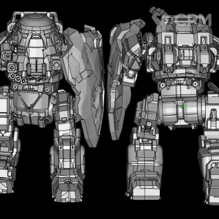 Описание картинки UrbanMech (L-30T-IS) UM от Mystery sHack по цене 300руб | Свободный Рынок Миниатюр - СРМ