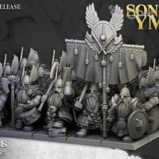 Описание картинки Dwarf Ironbreaker/Longbeards от Knight of Light по цене 950руб | Свободный Рынок Миниатюр - СРМ