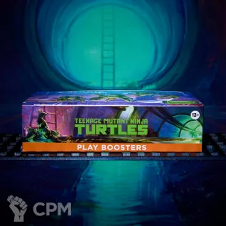 Описание картинки Дисплей play бустеров выпуска MTG Teenage Mutant Ninja Turtles на английском языке от Дауран по цене 16 000руб | Свободный Рынок Миниатюр - СРМ