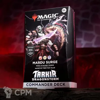 Описание картинки Колода MTG Commander - Mardu Surge Tarkir: Dragonstorm на английском языке от Дауран по цене 6 500руб | Свободный Рынок Миниатюр - СРМ