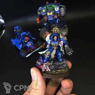 Описание картинки Ultramarines. Небольшая группа от WarBoss  по цене 100руб | Свободный Рынок Миниатюр - СРМ
